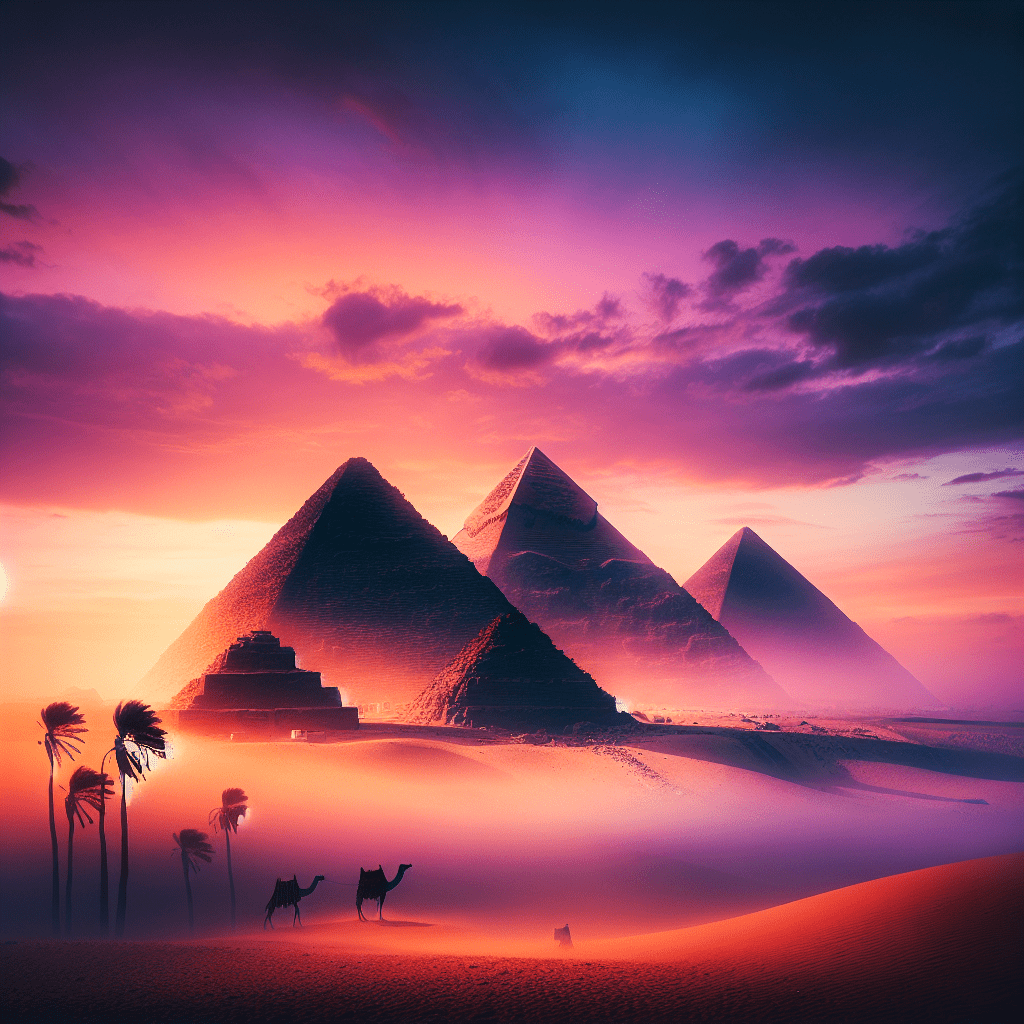 Egypt’s Majestic Pyramids of Giza | Unveiling the Enigmatic Wonders