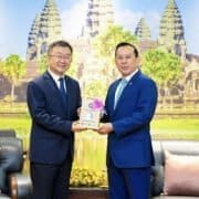 Cambodian tourism minister makes courtesy call to Shanxi’s director-general of foreign affairs