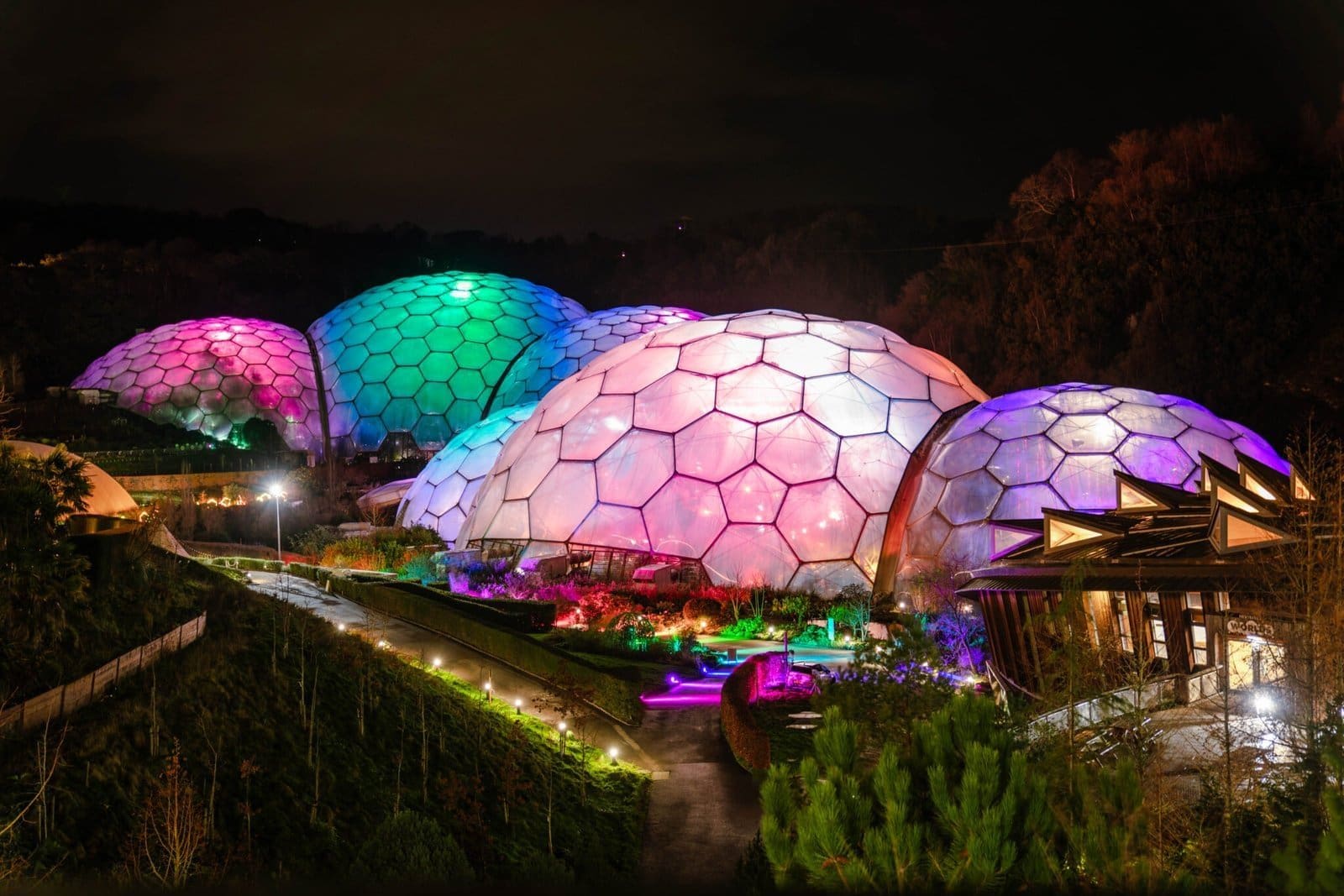 Stunning light displays and brand-new experiences bring the magic of Christmas to the Eden Project